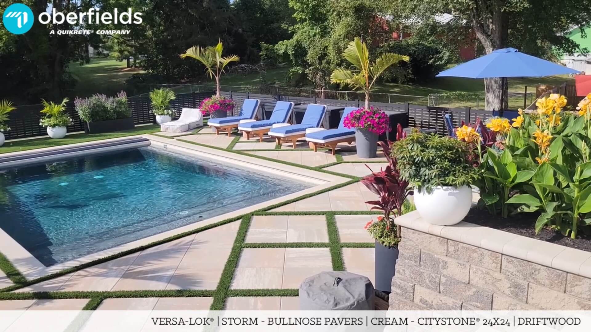 VersaLok Bullnose Citystone 24x24